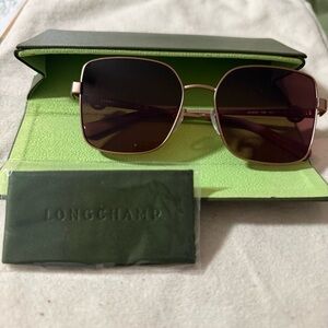 LONGCHAMP Rose Gold Frame Sunglasses